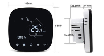 WLAN-Raumthermostat f. wasserführende Fußbodenheizungen