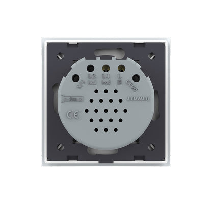 LIVOLO Touch Timer Lichtschalter mit Glasabdeckung in Weiß