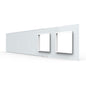 LIVOLO Weiße Glasblende für 3 1-fache Touch-Schalter + 2 Module