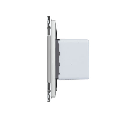 USB-Modul Typ A+C inkl. Glasrahmen in weiß