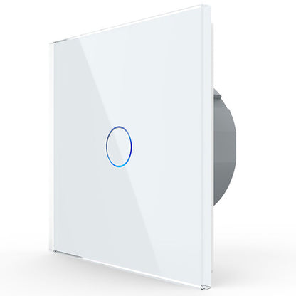 LIVOLO Touch Taster für Niederspannung mit Glasrahmen in Weiß