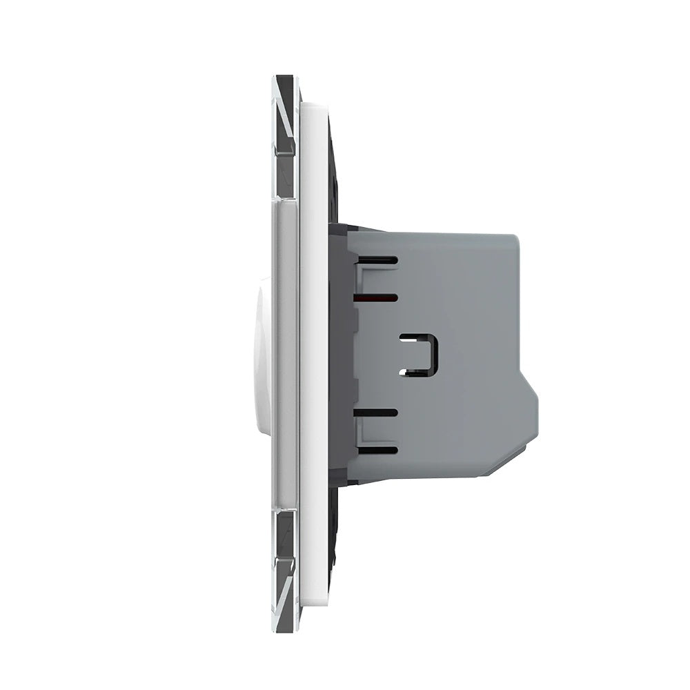 Livolo Berührungsloser Lichtschalter Weiß inkl. Glasblende