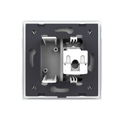 Livolo einfaches, weißes LAN-Modul mit Glasrahmen
