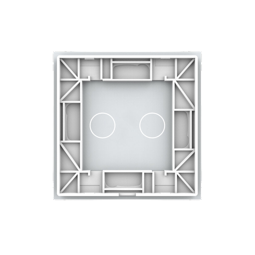 Weiße Glasblende für 1 2-fachen Touch-Schalter (11-A)