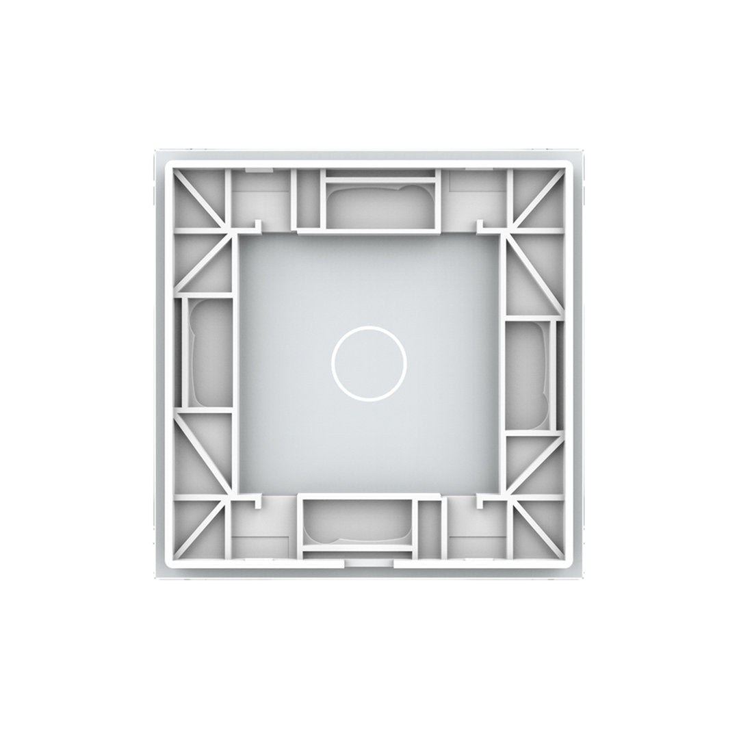 Weiße Glasblende für 1 1-fachen Touch-Schalter (11-A)