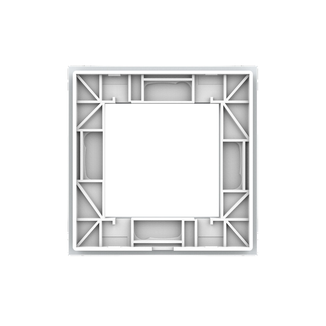 Weiße Glasblende für 1 Modul (11-A)