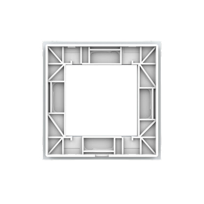 Weiße Glasblende für ein Livolo Modul / Wipp-Schalter
