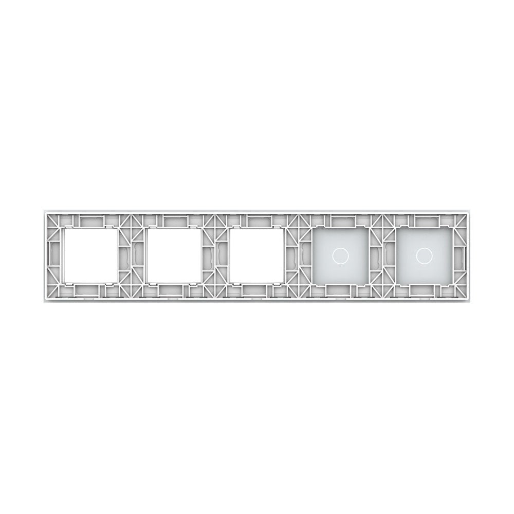 Livolo weiße Glasblende für Touch-Schalter + Module