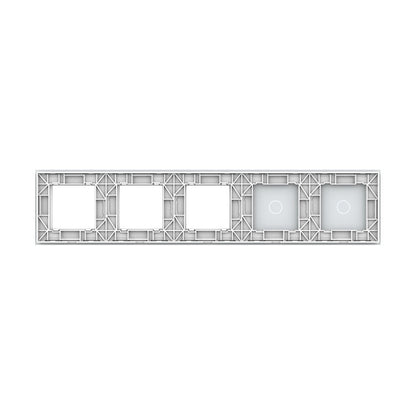 Livolo weiße Glasblende für Touch-Schalter + Module
