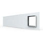 Weiße Glasblende für 1 1-fache + 3 2-fache Touch-Schalter + 1 Modul