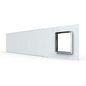 Weiße Glasblende für 3 1-fache + 1 2-fachen Touch-Schalter + 1 Modul