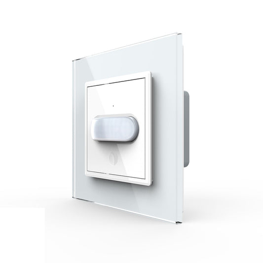 Livolo Bewegungsmelder mit Touch-Schalter Glasblende in Weiß