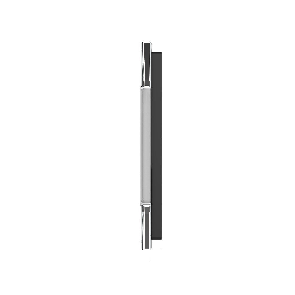 Weiße Glasblende für 2 1-fache Touch-Schalter + 3 Module