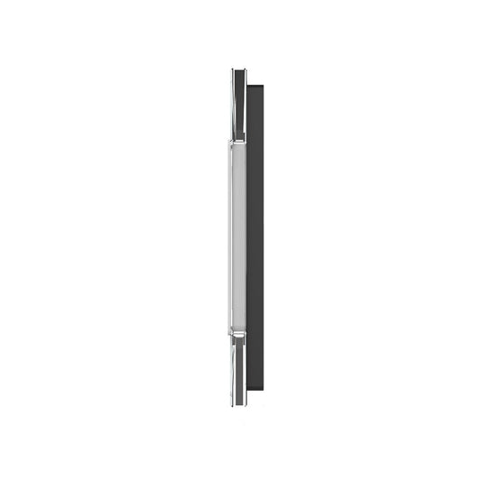 Weiße Glasblende für 2 1-fache Touch-Schalter + 3 Module