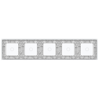 Livolo weiße Glasblende für 5 einfache Touch-Schalter