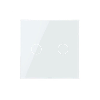 Weiße Glasblende für 1 2-fachen Touch-Schalter (11-A)