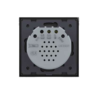 Livolo Glas-Touch-Dimmer in schwarz mit Funk-Funktion