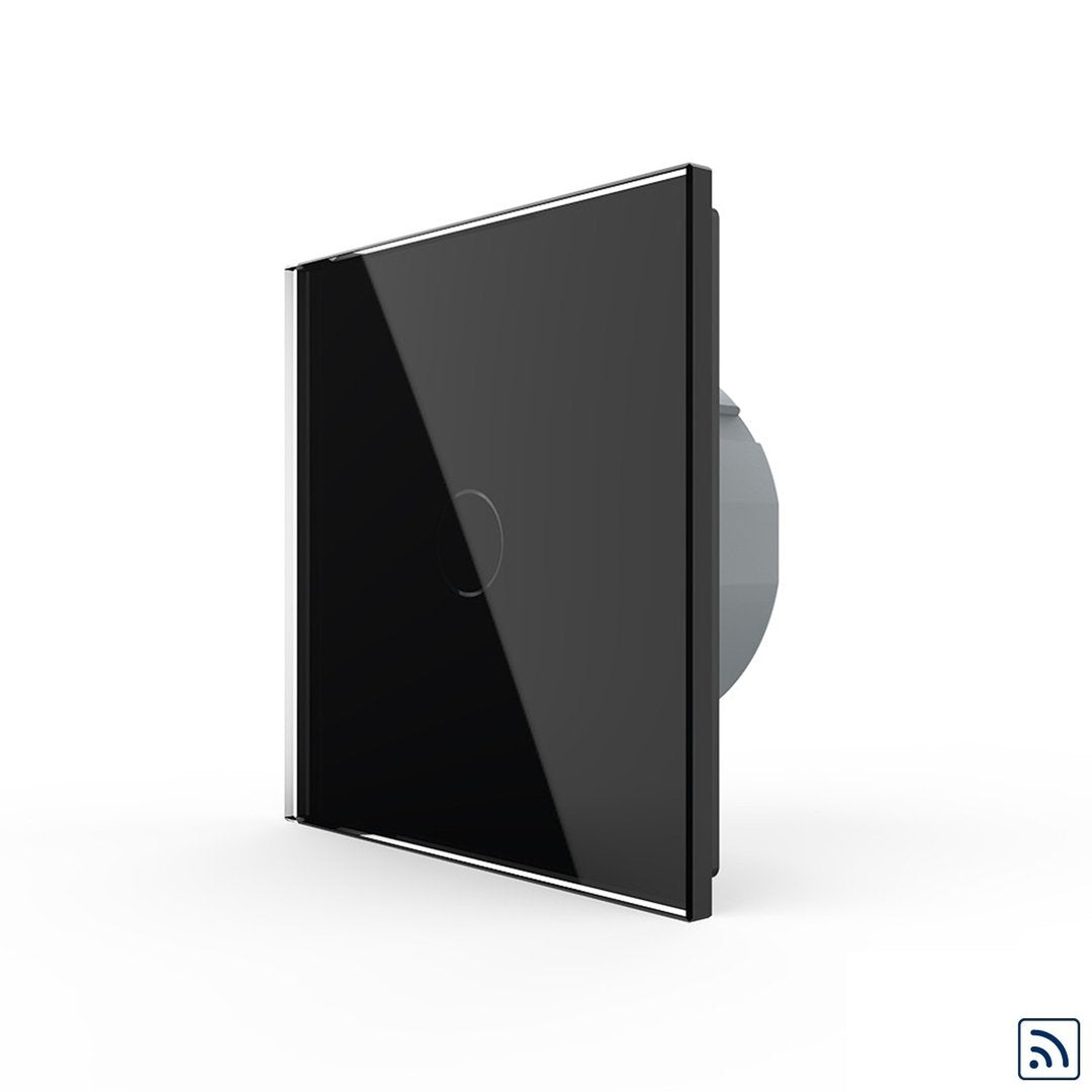 Livolo Glas-Touch-Dimmer in schwarz mit Funk-Funktion