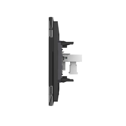 Livolo einfaches, schwarzes Telefon-Modul mit Glasrahmen