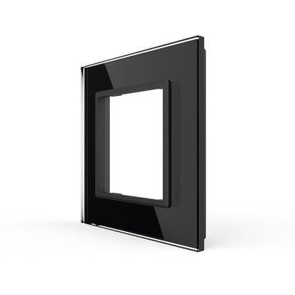 Schwarze Glasblende für ein Modul