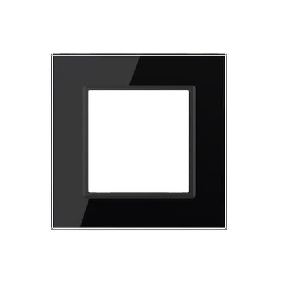 Schwarze Glasblende für ein Modul