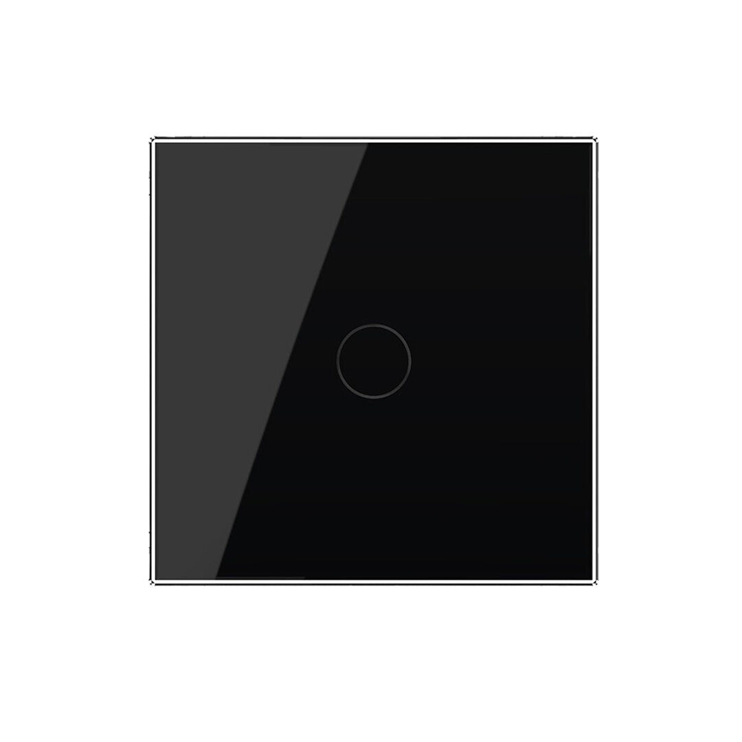Livolo Niederspannungs-Touch-Taster mit schwarzer Glasblende 12/24V