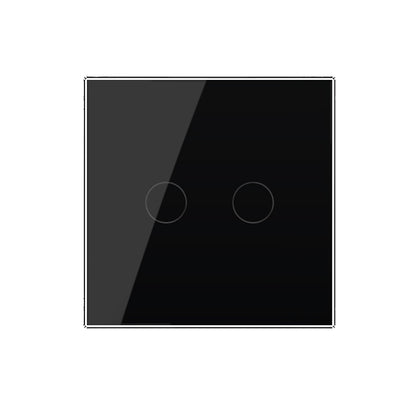 Livolo zweifacher Touch-Taster in schwarz für Smart Home