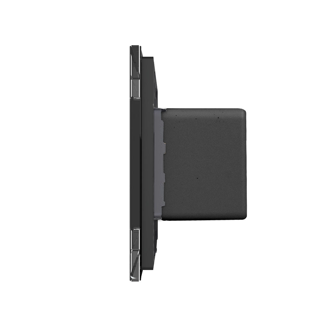Ladestation USB-C&A mit schwarzer Glasblende