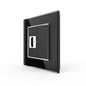Livolo einfaches, schwarzes HDMI-Modul mit Glasrahmen