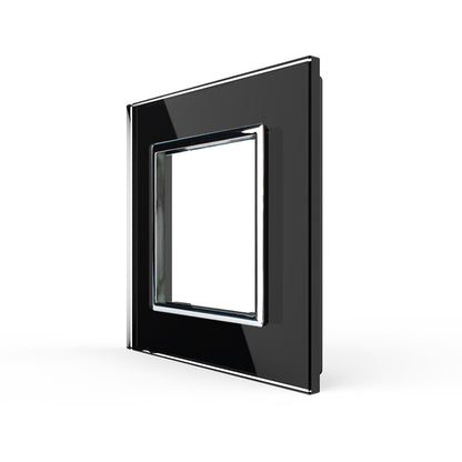 Schwarze Glasblende für Livolo Module