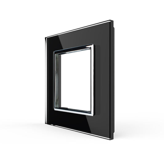 Schwarze Glasblende für Livolo Module