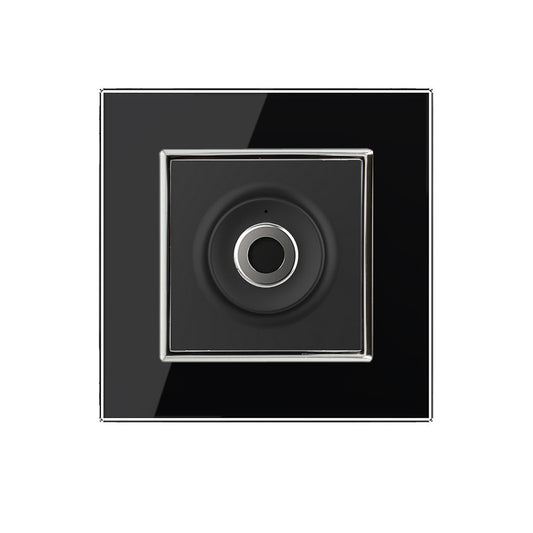 Livolo Berührungsloser Lichtschalter Schwarz inkl. Glasblende