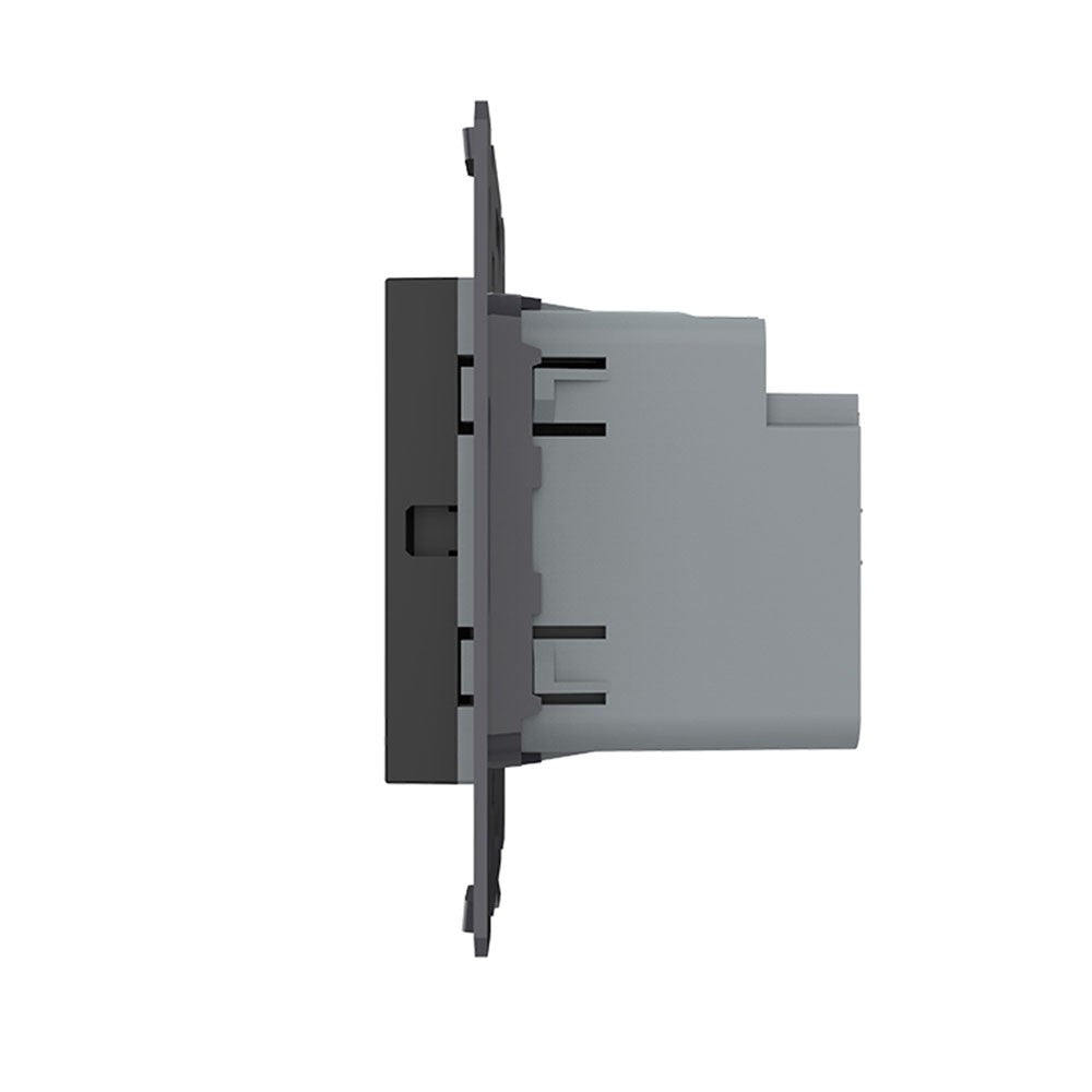 Livolo USB-C Schnellladegerät 45W Schwarz VL-FCUC-2BP-M