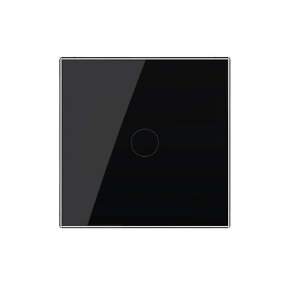 Schwarze Glasblende für einfache Livolo Touch-Schalter