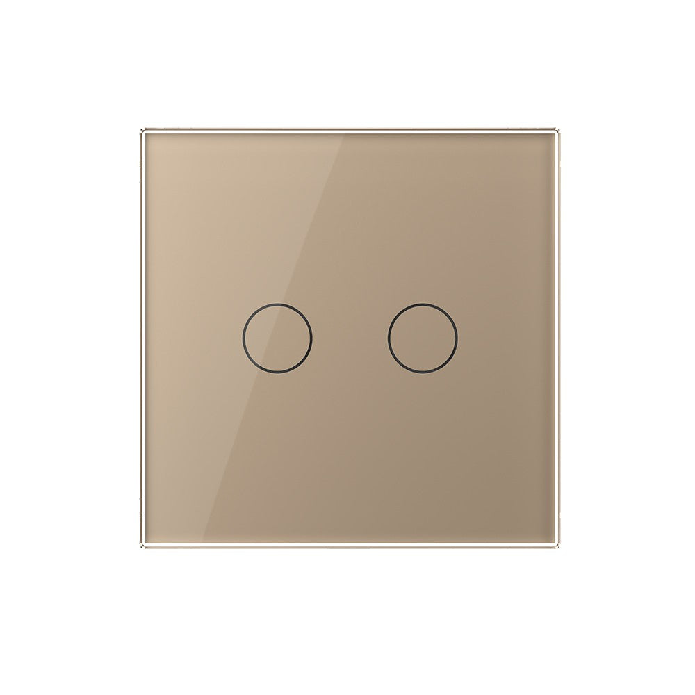 Zweifacher Touch-Taster in gold