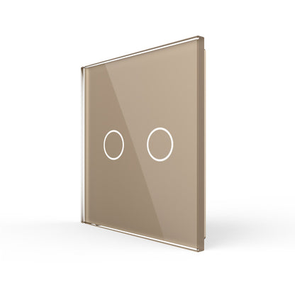 LIVOLO Glasblende für Touch Lichtschalter in Glas Gold