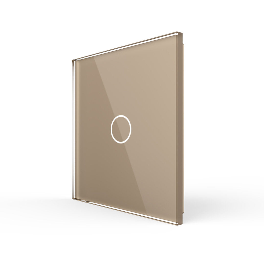 LIVOLO Glasblende für Wandlichtschalter in Glas Gold