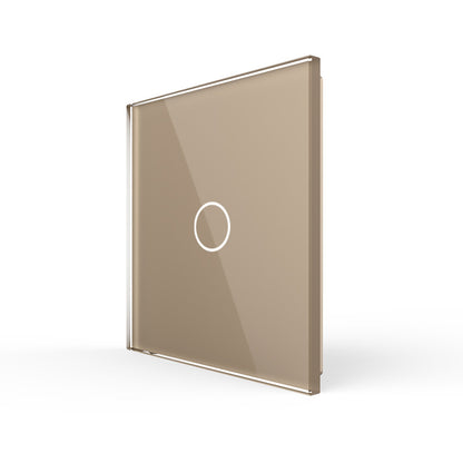 LIVOLO Glasblende für Wandlichtschalter in Glas Gold