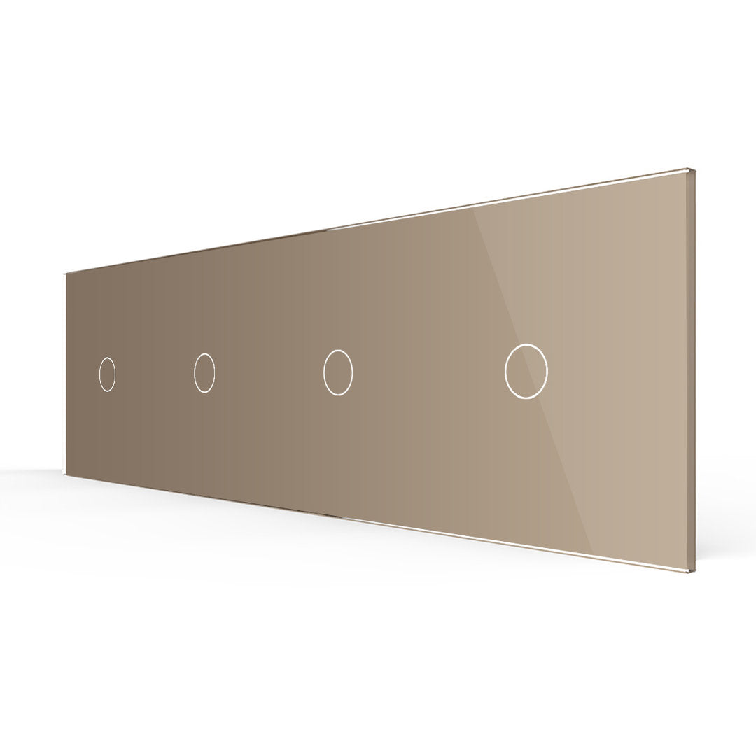 LIVOLO Glasblende für Touch Screen Lichtschalter in Gold