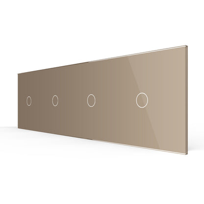 LIVOLO Glasblende für Touch Screen Lichtschalter in Gold