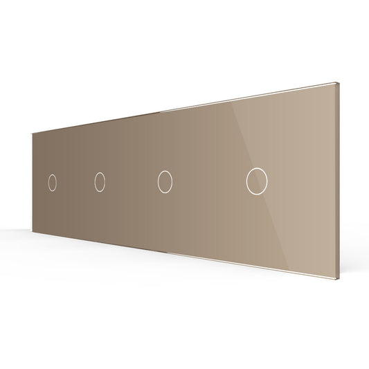 LIVOLO Glasblende für Touch Screen Lichtschalter in Gold