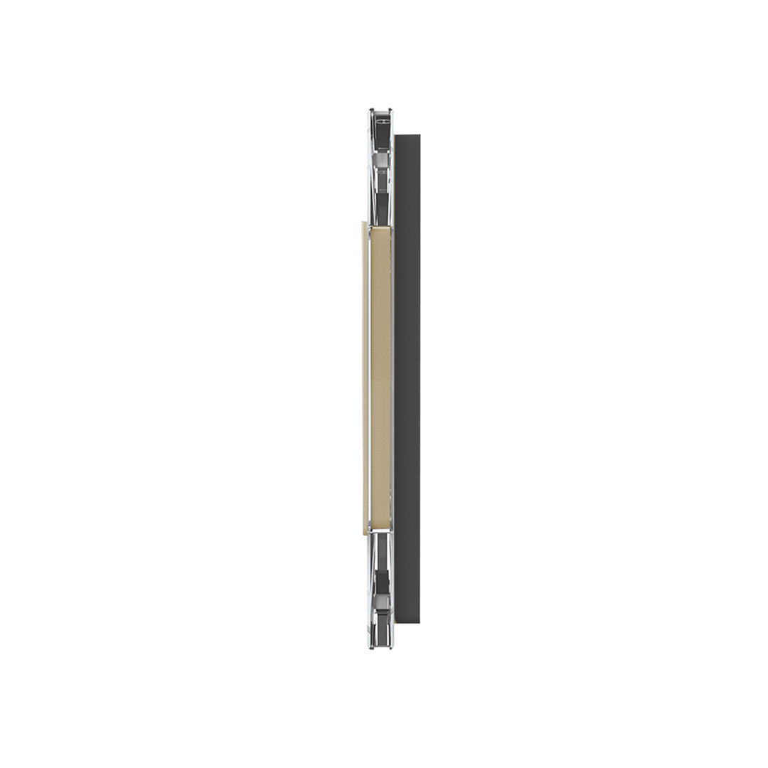 LIVOLO Glasrahmen für Wandsteckdosen in Glas Gold