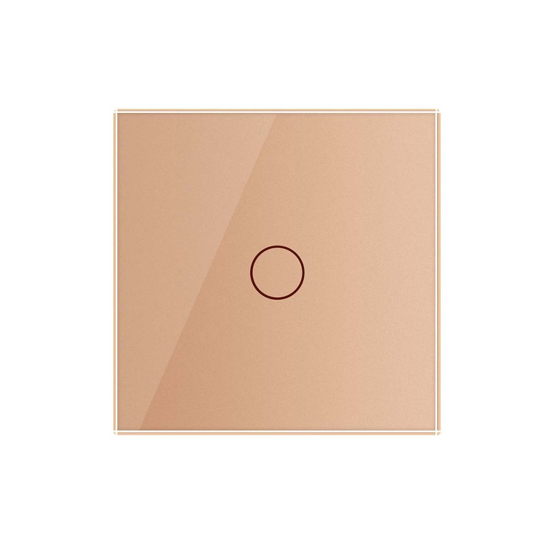 LIVOLO Glasblende für Wandlichtschalter in Glas Gold