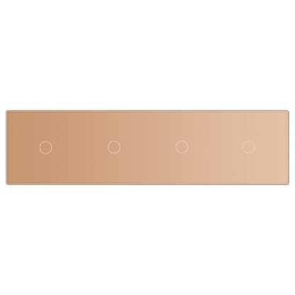 LIVOLO Glasblende für Touch Screen Lichtschalter in Gold