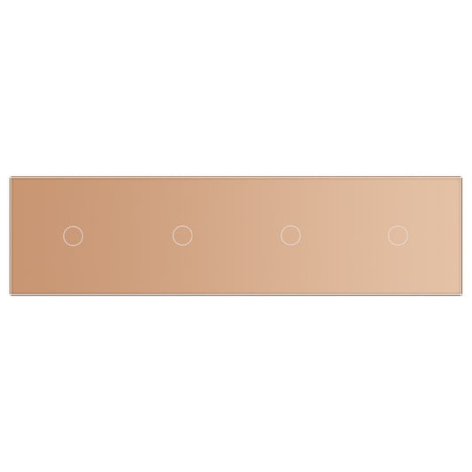LIVOLO Glasblende für Touch Screen Lichtschalter in Gold