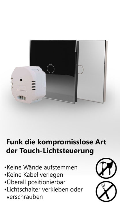 LIVOLO Kabelloser Funk-Schalter und Empfänger zum Nachrüsten