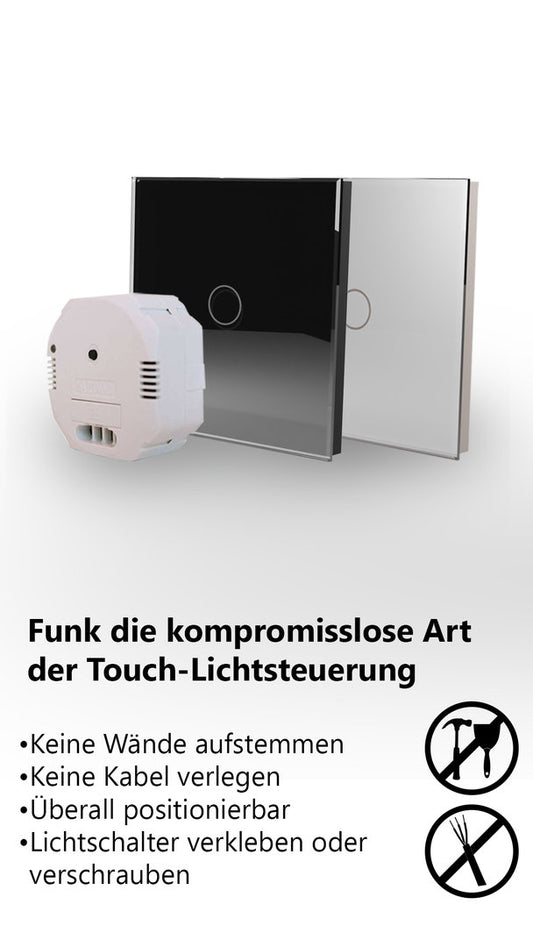 LIVOLO Kabelloser Funk-Schalter und Empfänger zum Nachrüsten