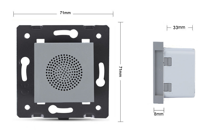 Livolo graues Bluetooth-Lautsprecher-Modul
