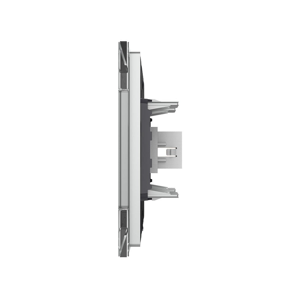 Livolo einfaches, graues HDMI-Modul mit Glasrahmen