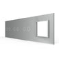 LIVOLO Glasblende für Touch Lichtschalter und Wandsteckdosen in Grau